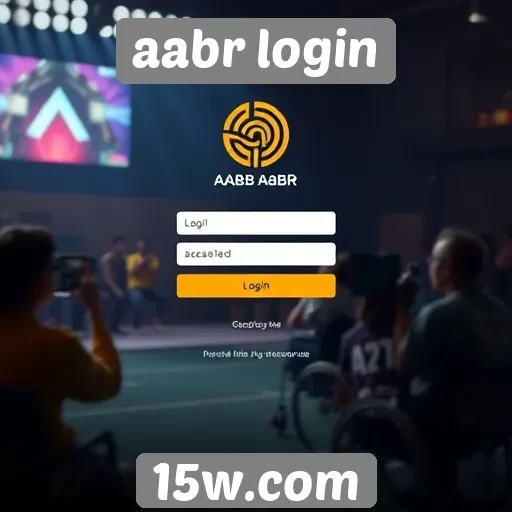 Acessibilidade do site AABR Login para jogadores